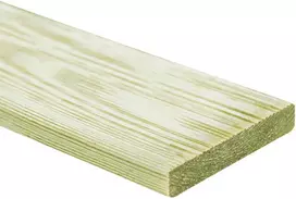 Terasos lenta 12 pcs Žalia impregnuota 1,44 m²