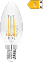Żarówka LED lemputė su kaitrinės juostelės formos C E14 C35 2 W 250 lm 3000 K