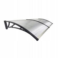 Stogelis virš durų Metal-gum, 200x80 cm, rudas/juodas