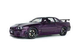 Diecast Modelis Solido S1804311 Nissan Skyline (R34) Gt-R Z Tune Midnight Purple 1999 1/18