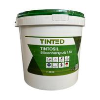 Silikoninis dekoratyvinis tinkas "samanėlė" TINTOSIL SILICONHARZPUTZ K 1.5, 25 kg, 1,5 mm, antracito RAL7016