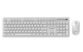 Gembird KBS-WPS-01 Slim Pro Business belaidis stalinis kompiuteris, balta, JAV išdėstymas