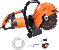 Elektrinis betono pjūklas su šlapio pjovimo funkcija 230mm 2000W, 230mm 2000W