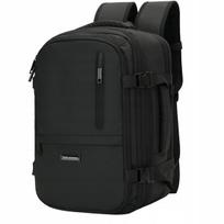 Priešslėginė kuprinė COMPRESA 40x20x25 cm + vakuuminė pompa nemokamas rankinis bagažas Ryanair WizzAir, 15,6” laptopui, atspari vandeniui 900D poliesteris puiki dovanos idėja