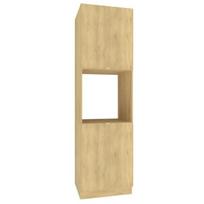 Pastatoma aukšta virtuvės spintelė Stolkar Sofia D60PK/2133 P/L, šviesaus ąžuolo spalvos