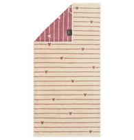 Vonios rankšluostis Cawö Heart Beats 70x140 cm, medvilnė, 500 g/m²