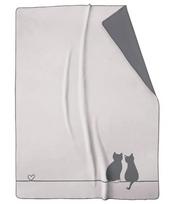 CAWÖ pledas Cute Cats Wohndecke You & Me, 150x200 cm