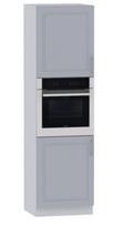 Pastatoma aukšta virtuvės spintelė Stolkar Natalia D60PK/2133 P/L, šviesiai pilka