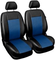 COMFORT odiniai automobilio sėdynių apvalkalai 1+1 (2 sėdynės) MĖLYNI „AutoDekor“