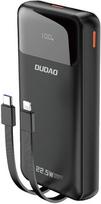 Atsarginis maitinimo šaltinis ("Power Bank") Išorinė baterija 20000 mAh 22,5 W su integruotais laidais