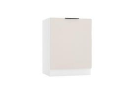Pastatoma virtuvės spintelė Stolkar Sonja D60 P/L, smėlio/baltos spalvos