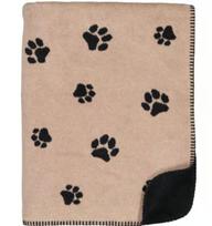 CAWÖ pledas We love dogs Wohndecke Paws, 150x200 cm