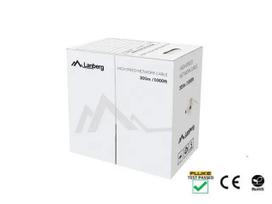 LANBERG LAN kabelis UTP cat.5e 305 m, IJKLBELCU5_12CU_0305_BK