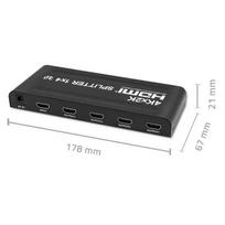 Aktyvusis HDMI skirstytuvas 4 x HDMI 4Kx2K, 3,4bps, SWIQOL51798
