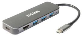 D-LINK DUB-2333 5-in-1 USB-C Hub with HDMI/Power Delivery
