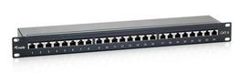 Equip 19" Patch Panel 24xRJ45 Cat6 FTP 1U 250MHz RAL9005