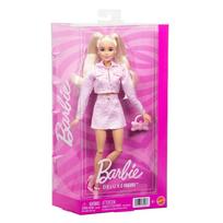 Barbie Deluxe Style fashion doll, pink denim jacket (JJN69)
