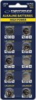 Esperanza High Power LR54/AG10, 10-pack