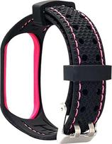 Beline Sport Strap for Xiaomi Mi Band 6/5 in Black-Pink