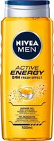 Nivea Men's Active Energy Shower Gel, 500ml