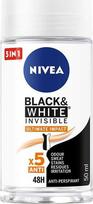 Nivea BLACK  AND  WHITE INVISIBLE Ultimate Impact Deodorant 5-in-1