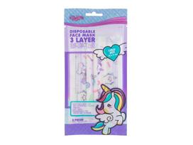 Eau My Unicorn Face Mask and Respirator, 3-pack
