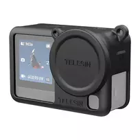Telesin Silicone Protective Case for DJI Osmo Action 6 (Black)