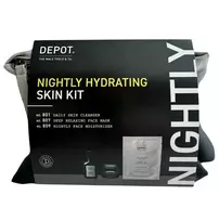 Depot Set: 800 Skin Specifics No. 809, Moisturizing Night Cream for Face, 65 ml + 800 Skin Specifics No. 801, Activated Charcoal Detoxifying Cleansing Gel for Face, 50 ml + 800 Skin Specifics No. 807,