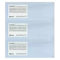 Davines Love Smoothing Hair Treatment Cream Mask, 12 count, 12 ml