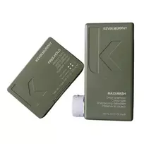 Kevin Murphy Set: Maxi Wash, Hair Shampoo, for hydration, 250 ml + Free Hold, Lanolin Wax, Hair Styling Wax, for styling, medium hold, 100 g