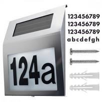 Solar house number lamp LEDMCE172