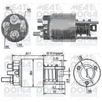 Starterio solenoido jungiklis MEAT & DORIA 46080
