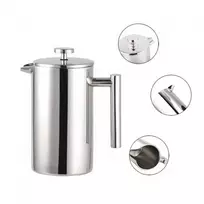 French press nuspaudžiamas metalinis  kavinukas 380 ml