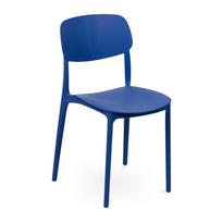 Mėlynos spalvos plastikinė sodo kėdė Hébé – Bonami Essentials