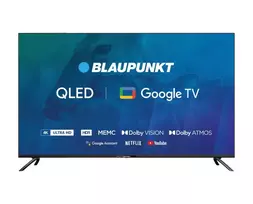 „Blaupunkt“ 50QBG6000S 50 colių (126 cm) QLED 4K Ultra HD „Google TV“, „Dolby Vision“, „Dolby Atmos“ | „Blaupunkt“