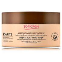 Topicrem Karité Intense Fortifying Mask stiprinamoji plaukų kaukė garbanotiems plaukams, 250 ml