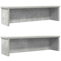 Virtuvės lentynos sukraunamos 2 vnt betono 60x15x16cm