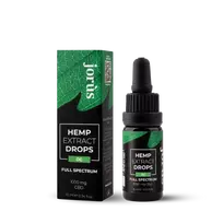 CBD 10% (1000 mg) Kanapių aliejus Pilno spektro DC, 10 ml