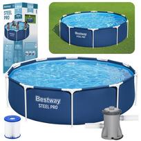 Bestway Steel Pro 305 × 76 cm karkasinis sodo baseinas su siurbliu