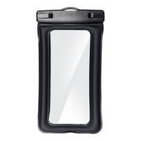 Atsparus vandeniui maišelis mobiliajam telefonui su plastikiniu uždarymu AIRBAG juodas