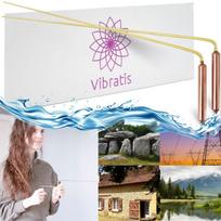 Vibratis virgulės iš žalvario ir vario – 34,5 x 11,5 cm