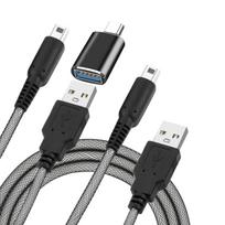 Nintendo 3DS USB kabeliai 2 vnt. 1,5 m