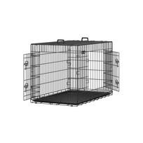 Gyvūnų transportavimo narvas, 80,5 x 74,5 x 122 cm