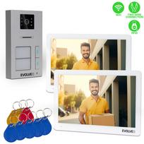 EVOLVEO DoorPhone 20-2W - 2 laidų vaizdo telefonspynė su programa dviems namams ir 32GB atmintimi | 2055159658810 | 8595683205153