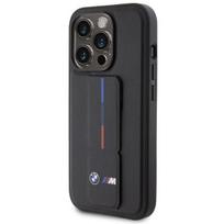 dėklas iPhone 15 Pro - juodas BMW Grip Hot Stamp
