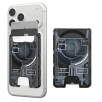 Spigen Ultra Hybrid Wallet MagSafe, zero one juodos spalvos