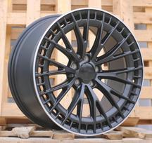 Ratlankis RACINGLINE 3S1384 R20x8.5 5x112 ET 36 CB 66.6 (Black Matt Polished Lip)
