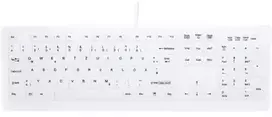 Carruzzo Contour Design Active Key AK-C8100 klaviatūra Biuras Radijo dažnio belaidė Vokiečių Balta