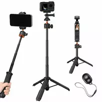K&F Concept MS11 60 cm aliuminio selfie lazda–trikojis su Bluetooth pulteliu, telefonams ir veiksmo kameroms