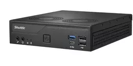 Shuttle XP? slim DH610V2 komputer typu barebone Wielkość PC 1.35L Juodas Intel H610 LGA 1700